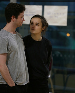 George Caple and Hannah Bristow in Who Cares? Credit: Nathan Cox