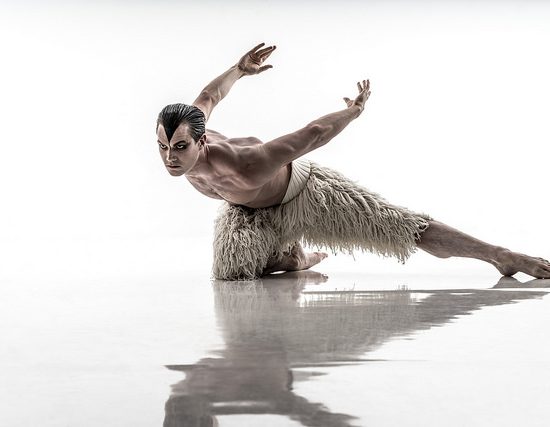 MATTHEW BOURNE'S SWAN LAKE. Max Westwell as 'The Swan'. Photo by Johan Persson