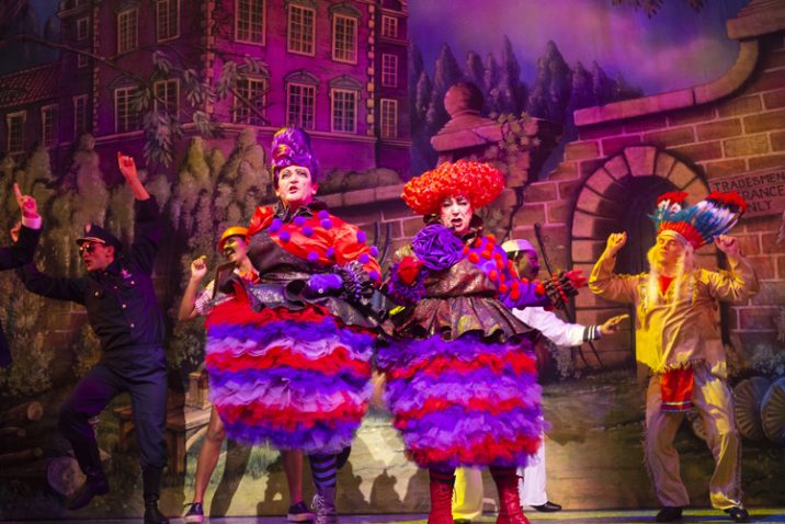 Connor McIntyre and Les Dennis as the Ugly Sisters Photo: Phil Tragen
