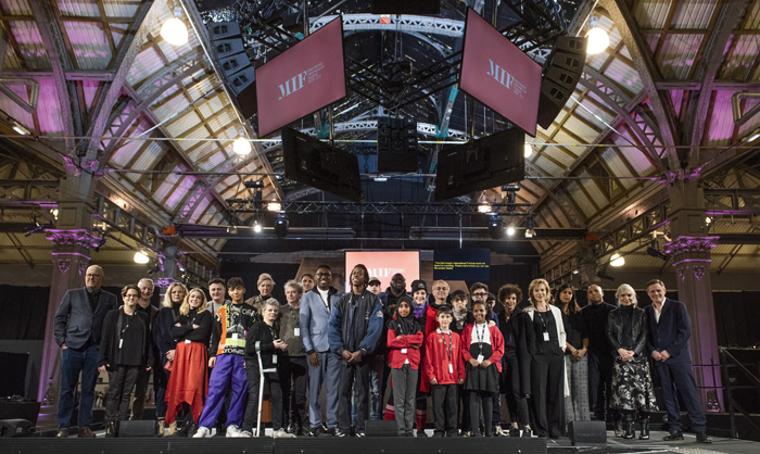 Artists at the MIF programme launch 2019