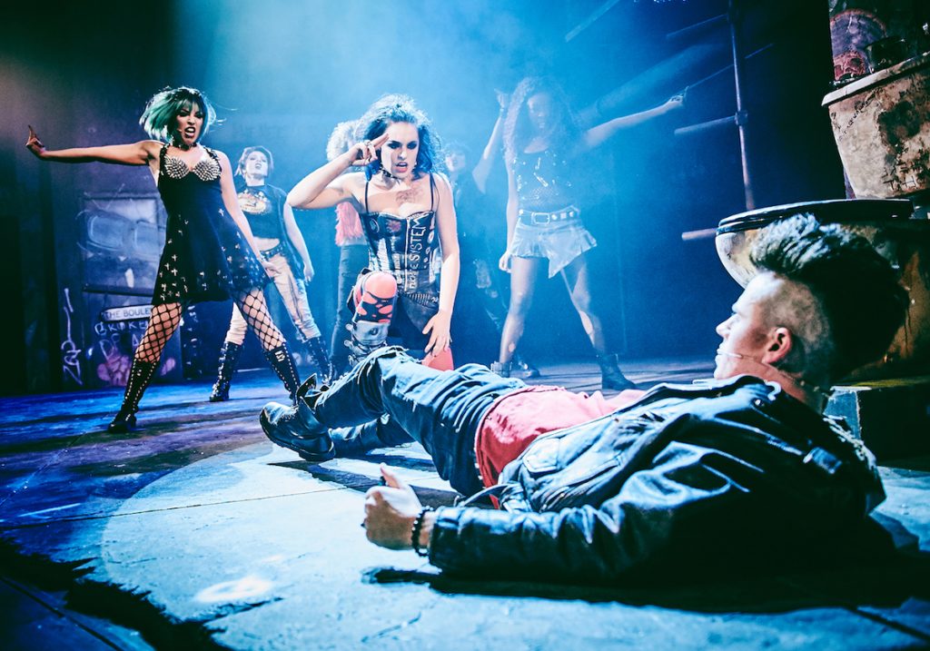Sam Lavery (Whatsername), Tom Milner (Johnny) and The Cast Of American Idiot - American Idiot © Mark Dawson Photography