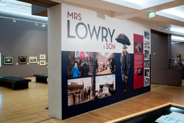 Mrs Lowry & Son display at The Lowry, Salford Copyright: Nathan Cox