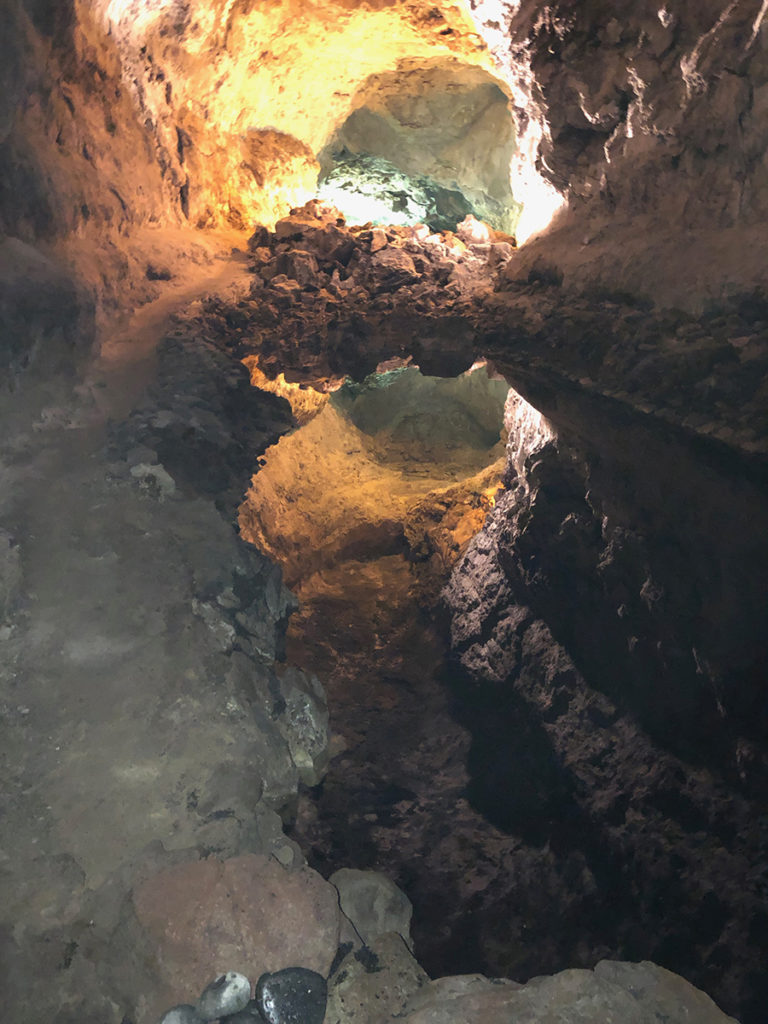 Inside Cueva de los Verdes, Lanzarote