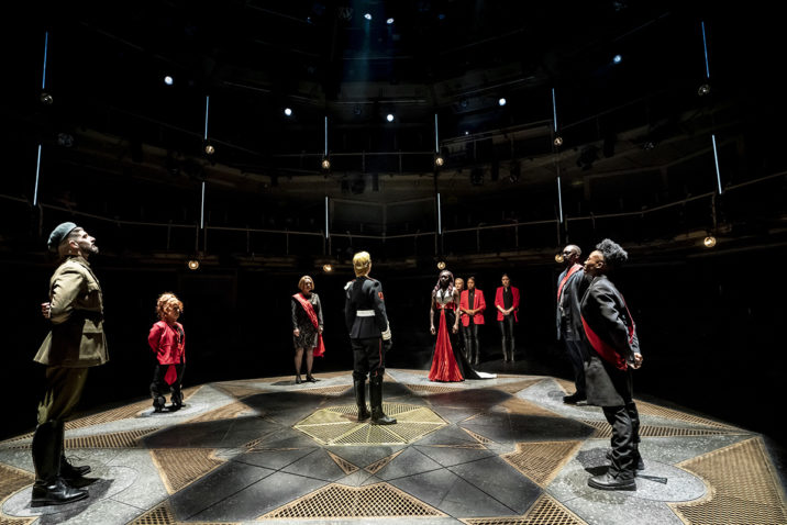 Cast of Macbeth. Royal Exchange Theatre Credit: Johan Persson