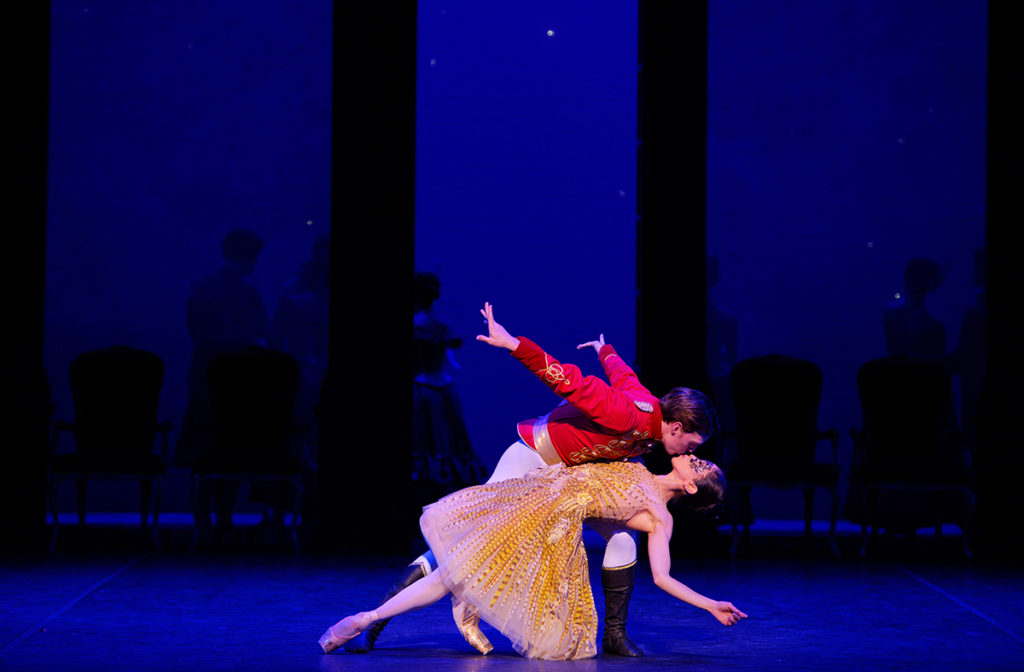 Erina Takahashi and Joseph Caley in English National Ballet's Cinderella (c) Laurent Liotardo