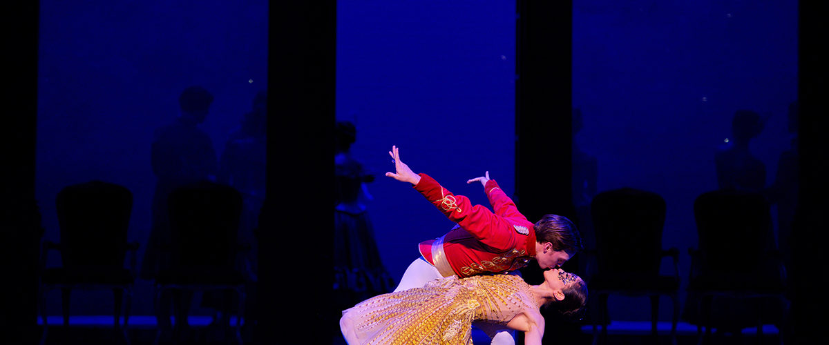 Erina Takahashi and Joseph Caley in English National Ballet's Cinderella (c) Laurent Liotardo