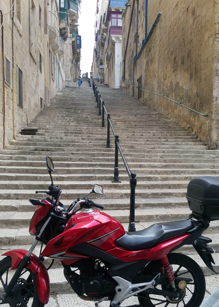 The many steps of Valletta