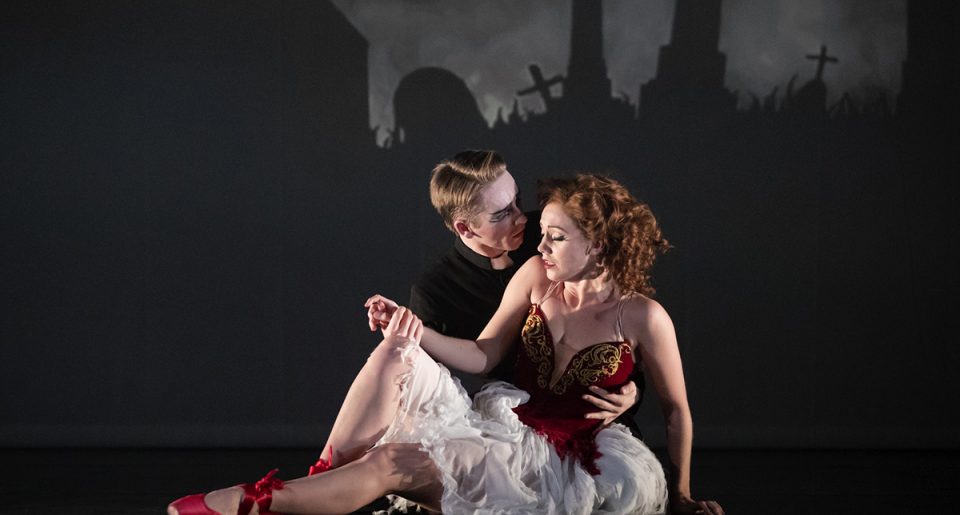 THE RED SHOES Liam Mower 'Ivan Boleslawsky' and Ashley Shaw 'Victoria Page'.Credit: Johan