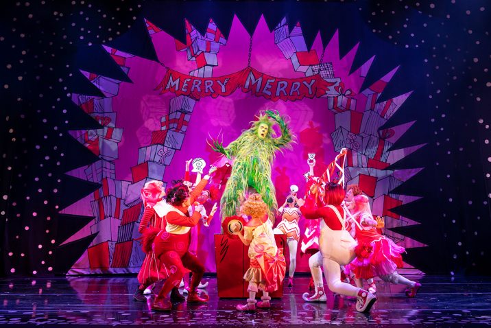 2019 Cast of Dr Seuss' How The Grinch Stole Christmas! The Musical.