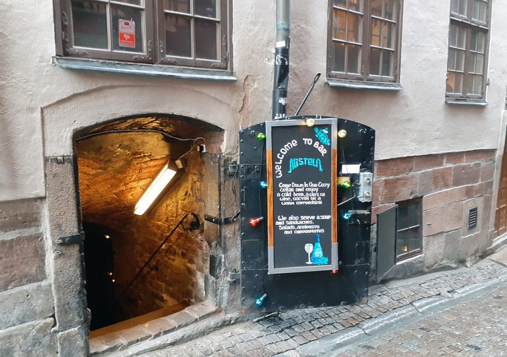 Misteln Skafferi underground bar, Stockholm