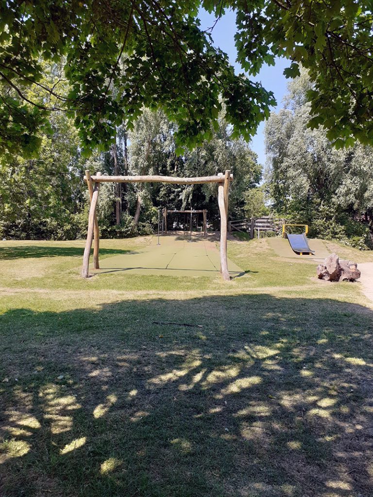 A play area in Longford Park