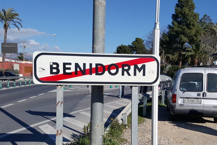 Benidorm sign