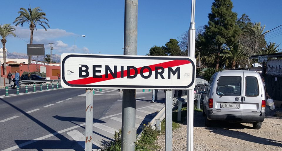Benidorm sign