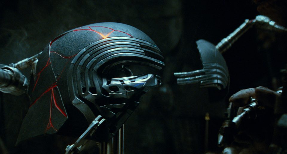 Kylo Ren’s restored helmet in STAR WARS: EPISODE IX. Lucasfilm Ltd. (c) 2019 ILM and Lucasfilm Ltd.