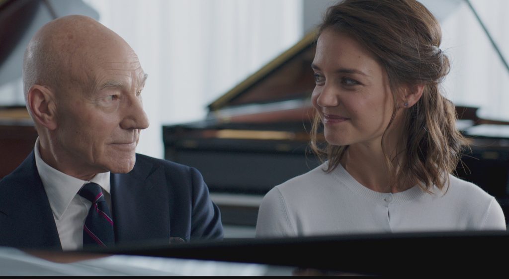 Sir Patrick Stewart and Katie Holmes in Life with Music