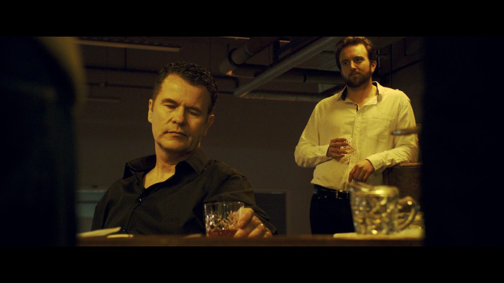 Fergie (Alistair Thomson Mills) and his nephew, Pike (Blair Robertson) in Schemers