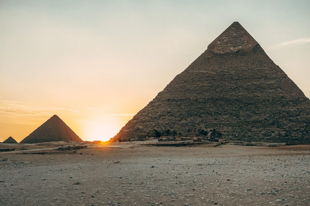 Pyramids in Cairo, Egypt