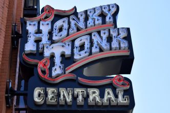 Honky Tonk bar sign