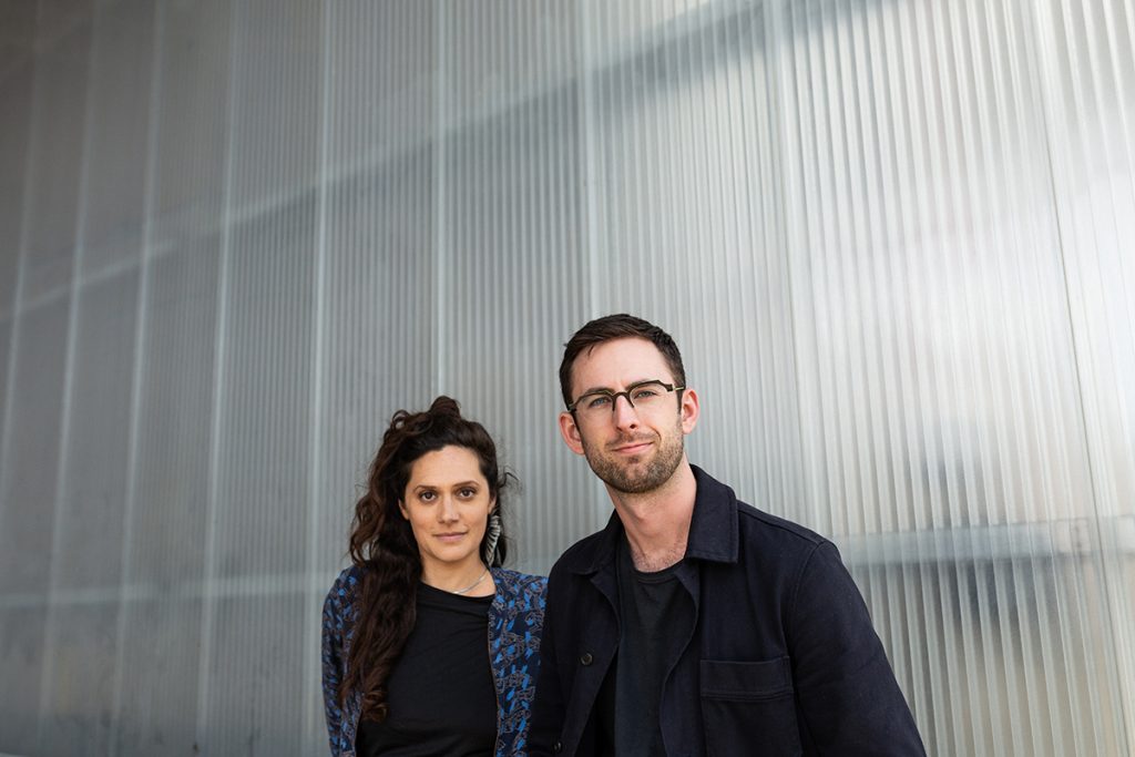 Manchester Collective co-founders Rakhi Singh and Adam Szabo. Photo by Robin Clewley