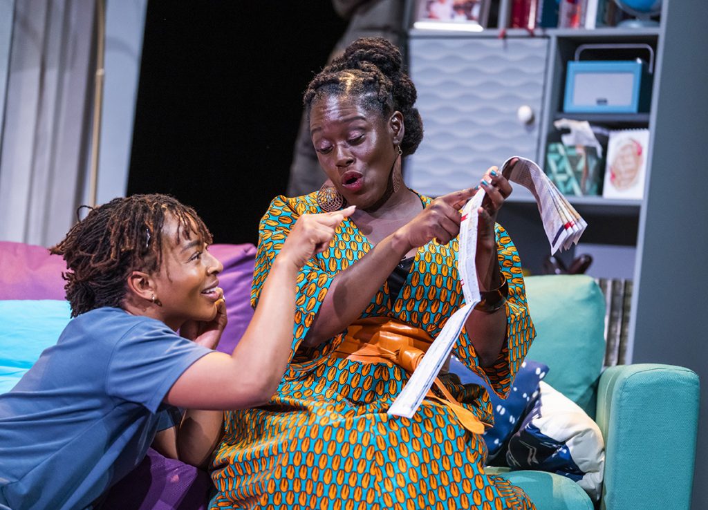 Uche Abuah and Michelle Asante in Notes on Grief, MIF 21