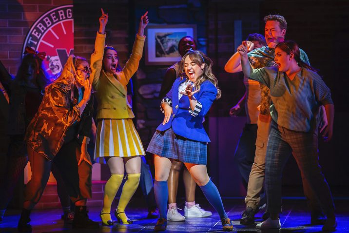 Rebecca Wickes & the cast of Heathers The Musical - UK Tour 2021 - Photo by Pamela Ra