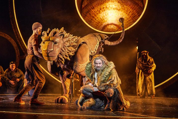 Chris Jared (Aslan) in The Lion, the Witch & the Wardrobe Photo: Brinkhoff Moegenburg