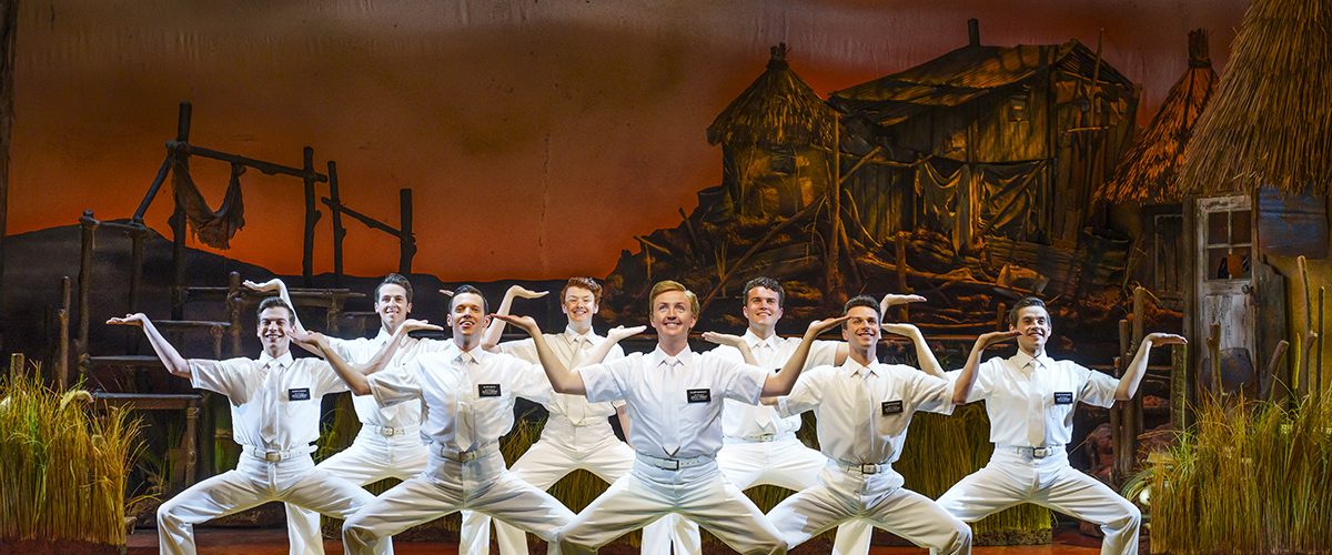 The Book of Mormon. UK touring company. Photo by Paul Coltas
