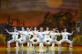 The Book of Mormon. UK touring company. Photo by Paul Coltas