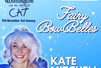 Kate Mitchell as Fairy Bow Belles in Dick Whittington at Contact