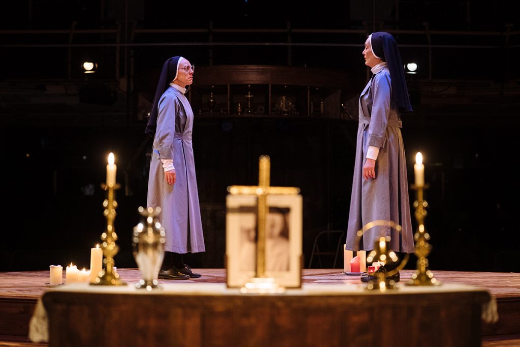 Electric Rosary - L-R - Jo Mousley (Elizabeth) & Olwen May (Constance) - Image Helen Murray