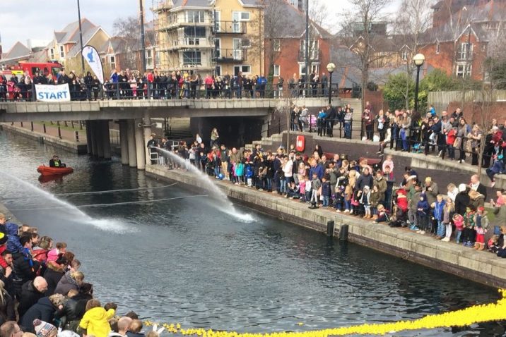 MedEquip4Kids annual Duck Race at Salford Quays