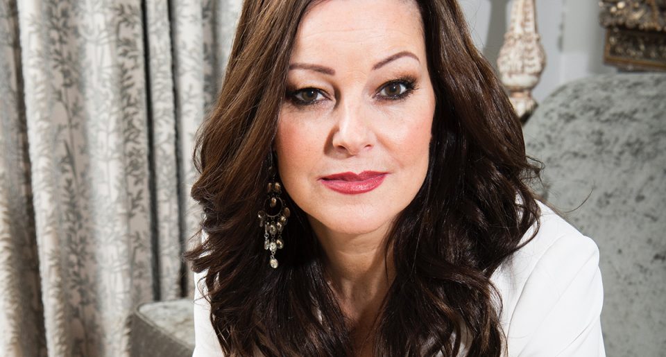 RUTHIE HENSHALL AT HOME IN MANNINGLEE ESSEX PICTURE MURRAY SANDERS DAILY MAIL