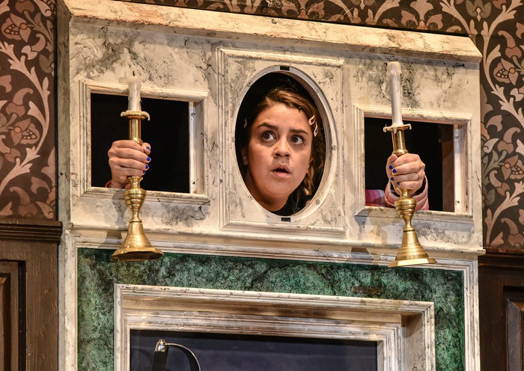 Nancy Zamit in The Play that Goes Wrong UK Tour