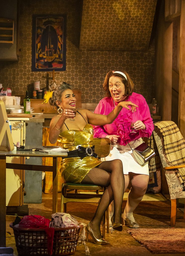 Shobna Gulati and Fiona Mulvaney The Rise and Fall of Little Voice (Pamela Raith Photography)
