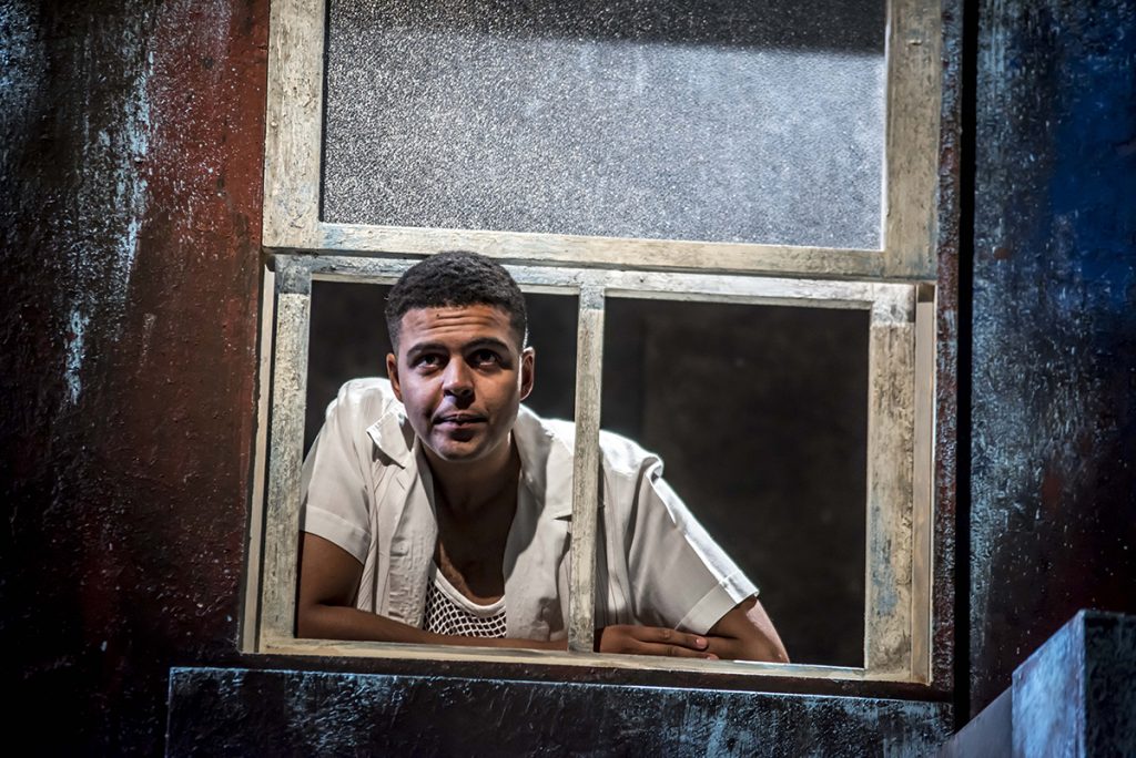 Kofi Dennis in Road, Oldham Coliseum. Photography by Chris Payne.