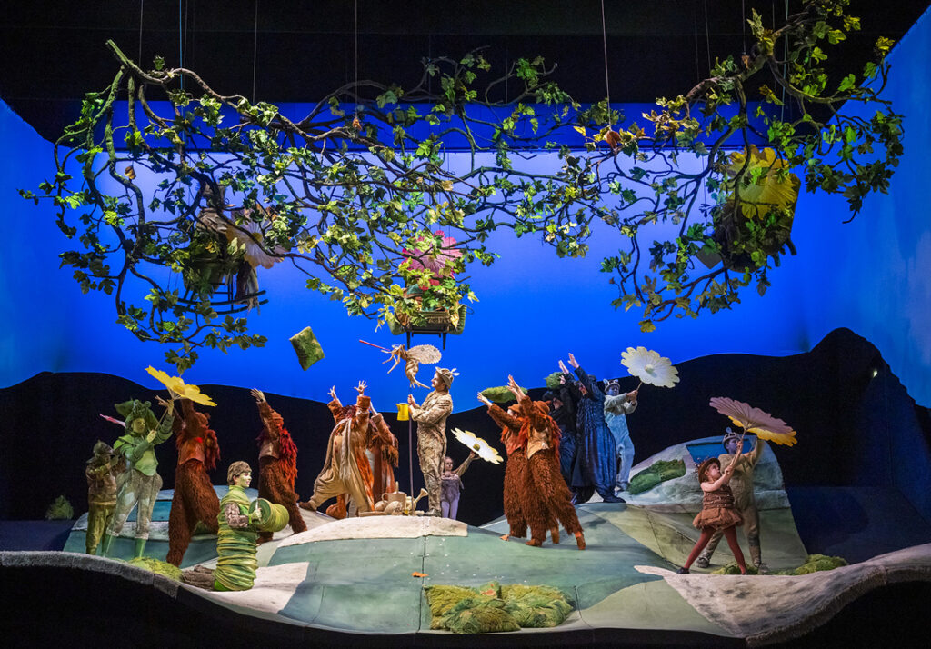 A scene from The Cunning Little Vixen by Opera North ©Tristram Kenton