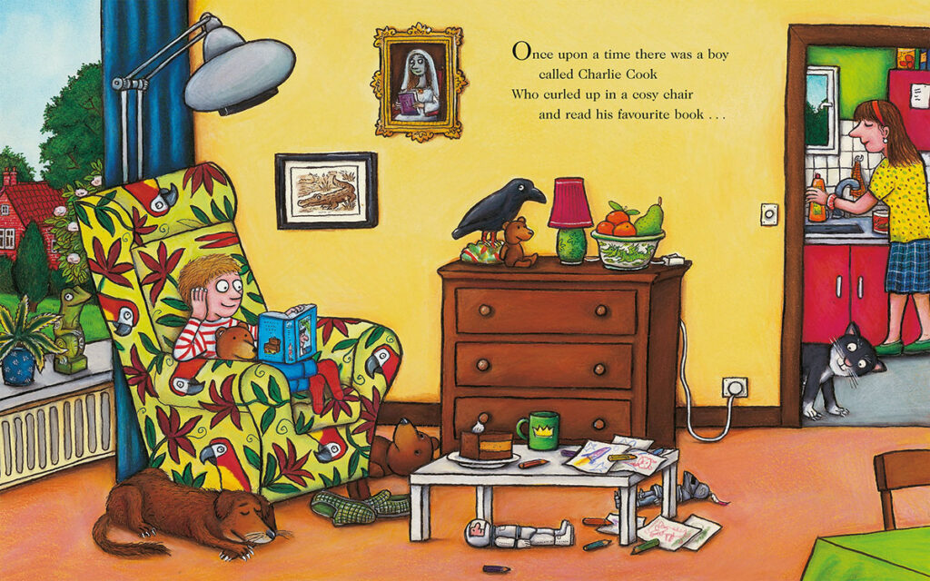 Charlie Cook's Favourite Book © Julia Donaldson and Axel Scheffler 2005 - Macmillan Children's Books