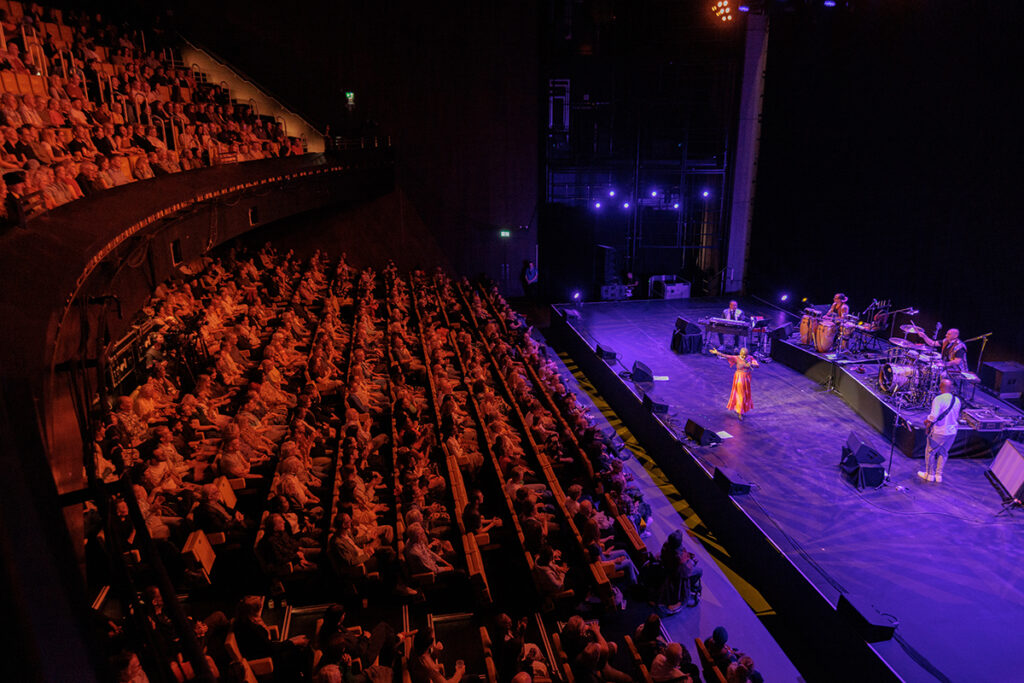 Angélique Kidjo performs at Aviva Studios home of Factory International as part of Manchester International Festival 2023 © Jody Hartley