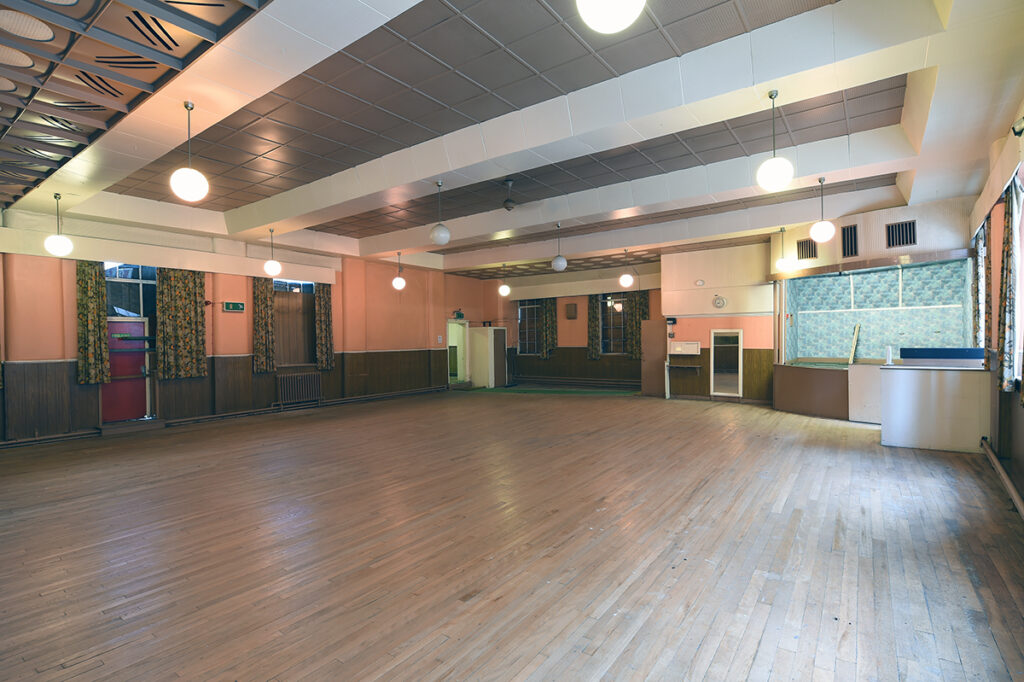 Ballroom before renovations