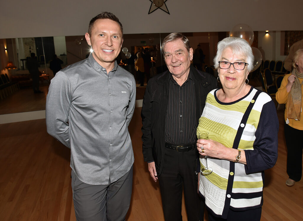 Krzysztof with former owner Brenda Massey & her friend Graham