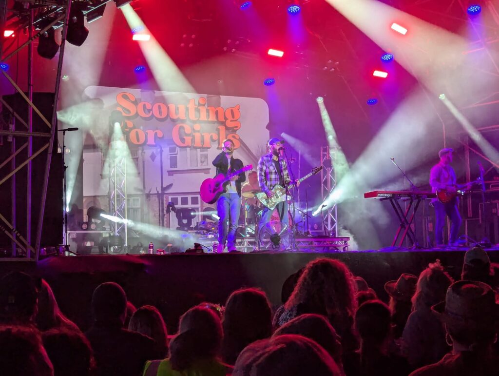 Scouting for Girls at The Brit Fest 2024. Photo by Paul Thomason