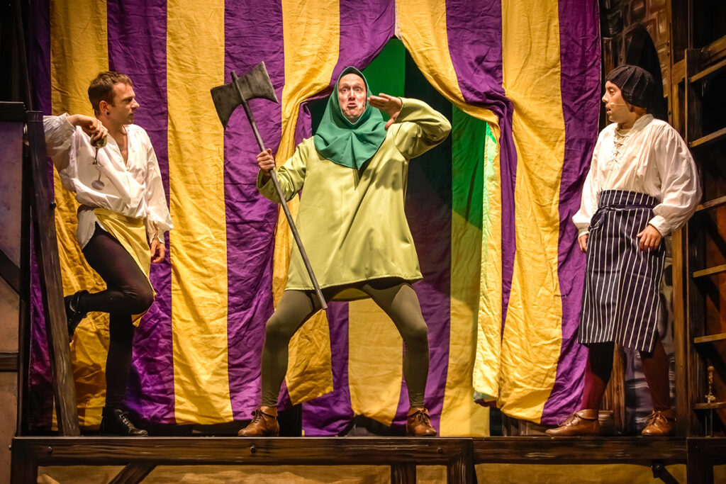 Al Dunn, Matt Freeman and Nick Bunt in Le Navet Bete's King Arthur
