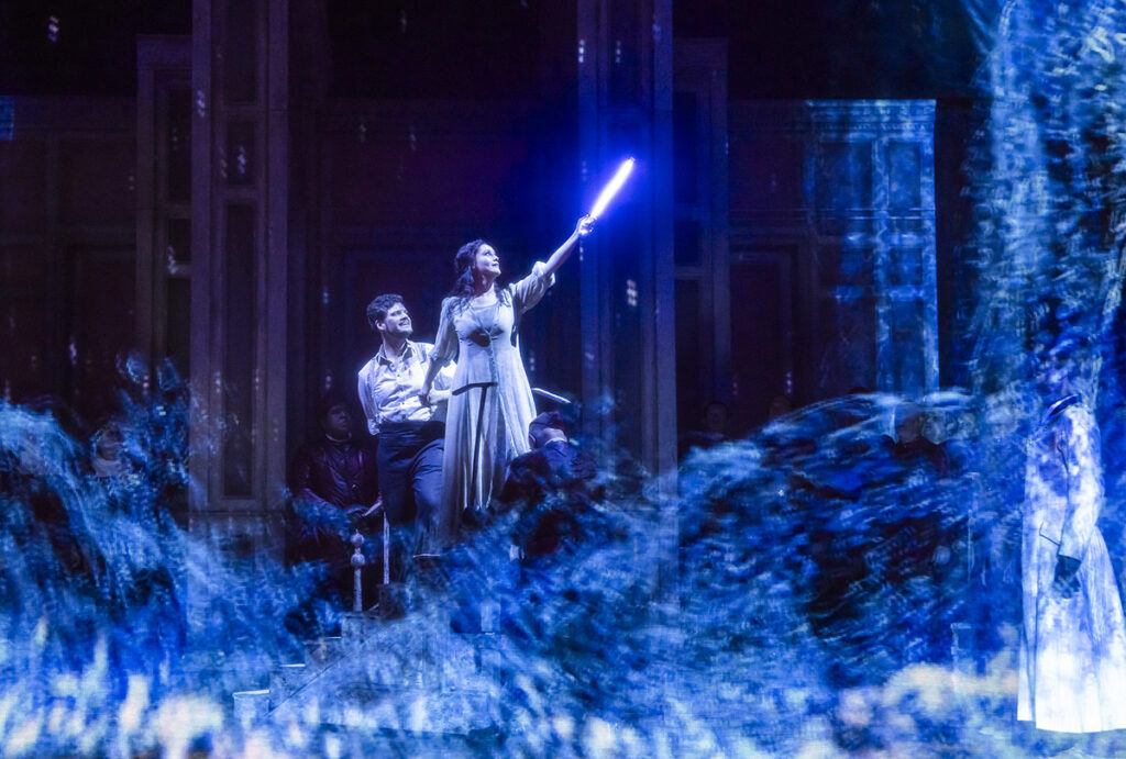 A scene from The Magic Flute by Mozart. An Opera North production ©Tristram Kenton