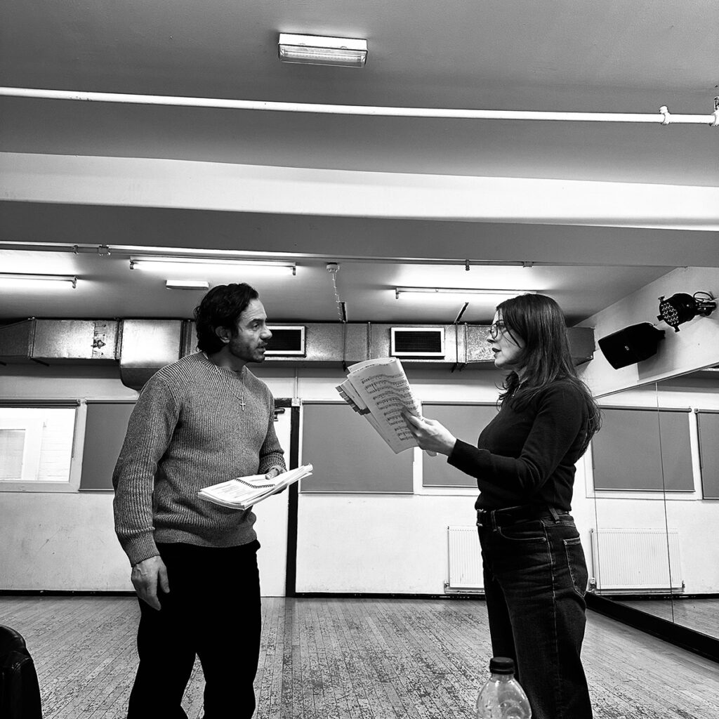 Nine the Musical in Concert - rehearsal images. Copyright: Hope Mill Theatre
