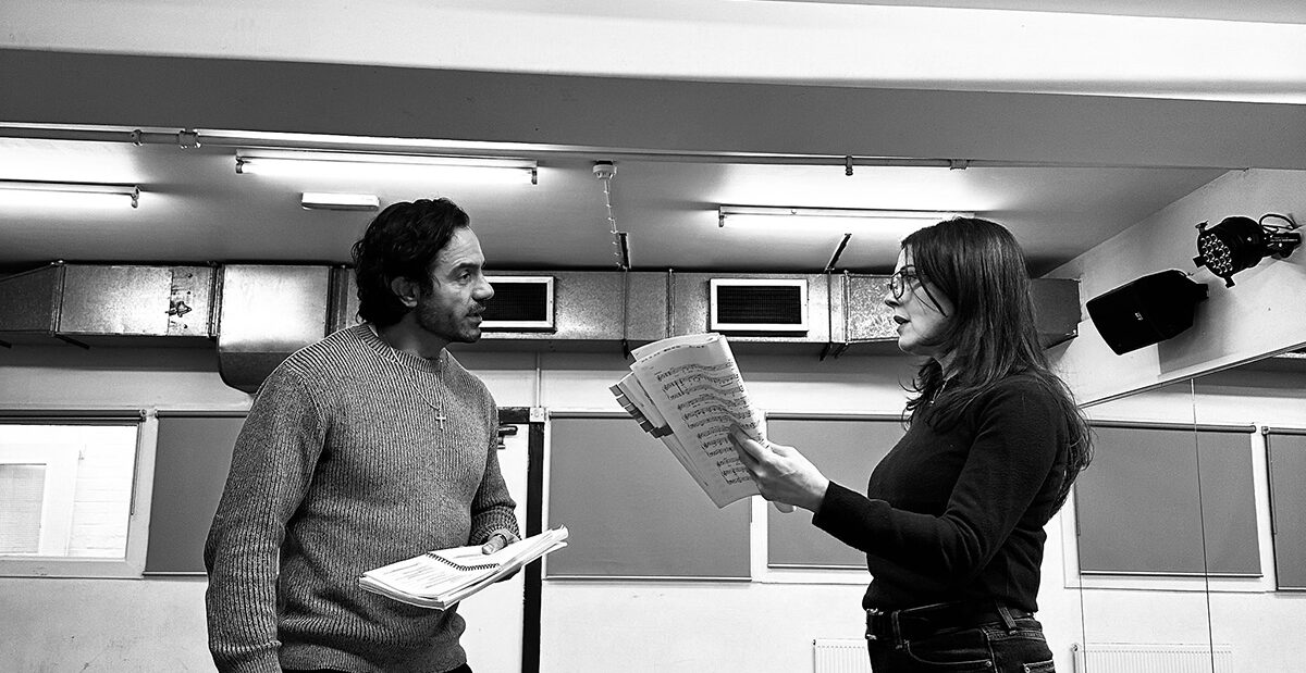 Nine the Musical in Concert - rehearsal images. Copyright: Hope Mill Theatre