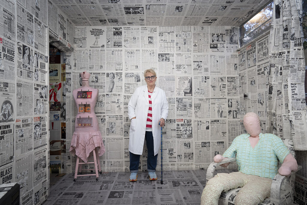 Artist Bobby Baker An Edible Family in a Mobile Home at The Tate 2023 © Hugo Glendenning