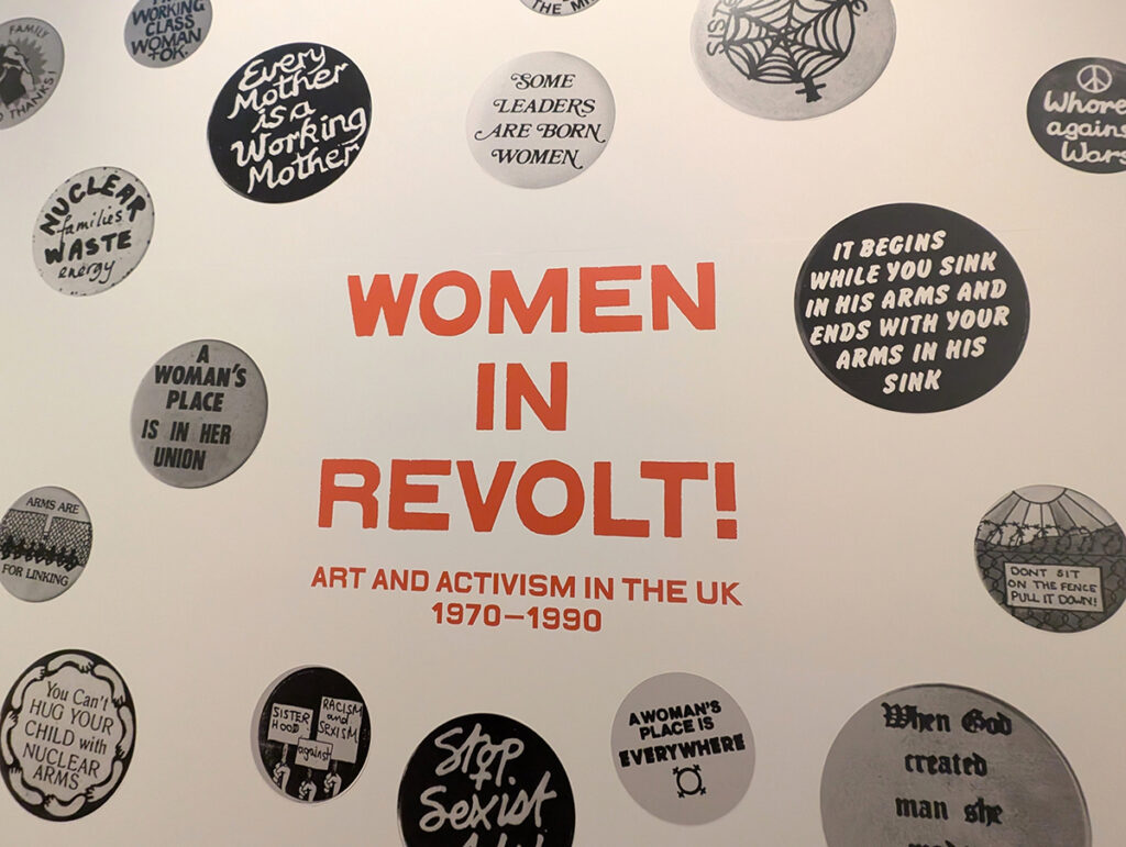 Women in Revolt exhibition at The Whitworth Art Gallery. Photo by Verity Marchant