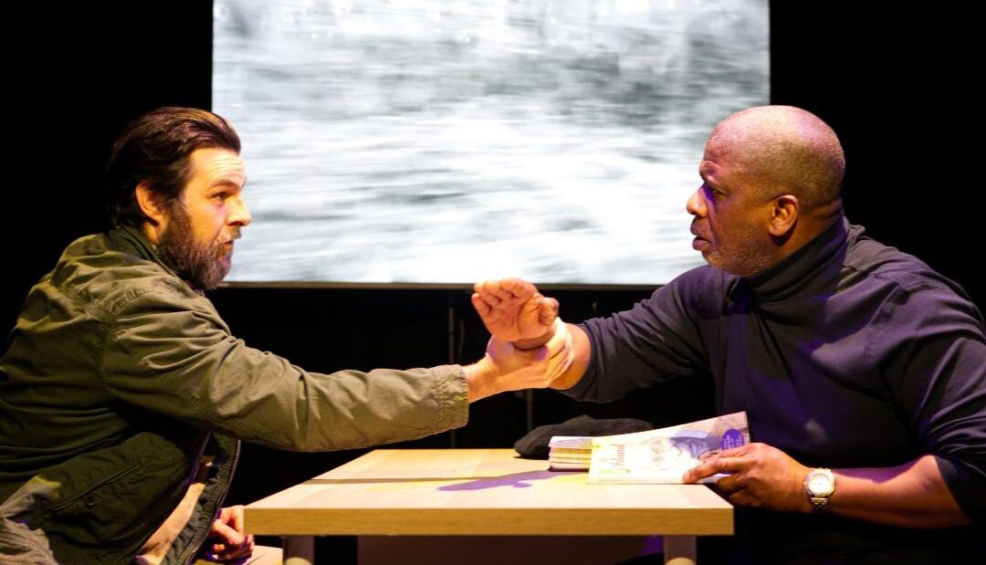 Micky Cochrane (Marius) and Faz Singhateh (John) in Moth