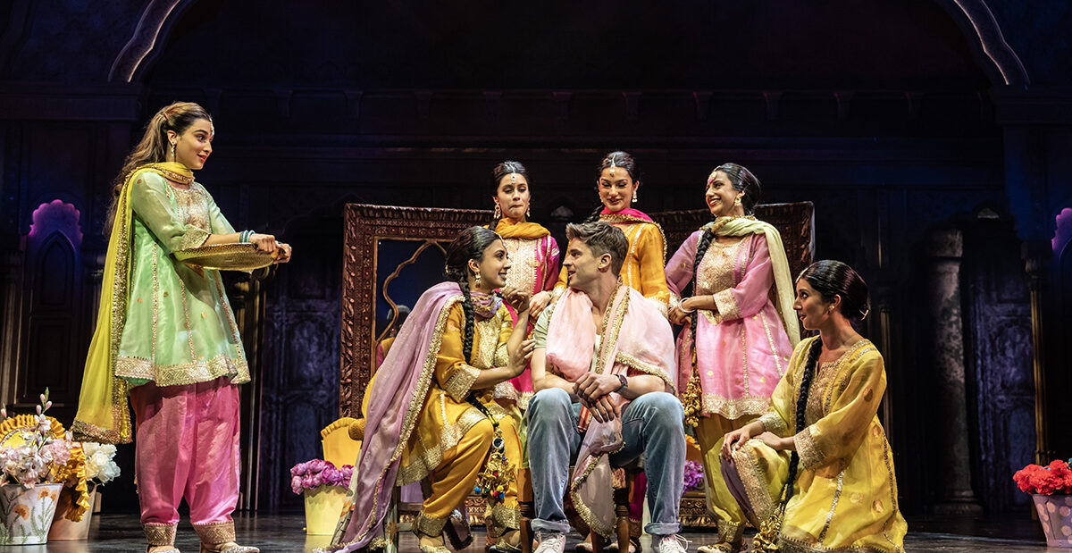 Jena Pandya and Ashley Day in Come Fall in Love the DDLJ Musical Credit: Johan Persson