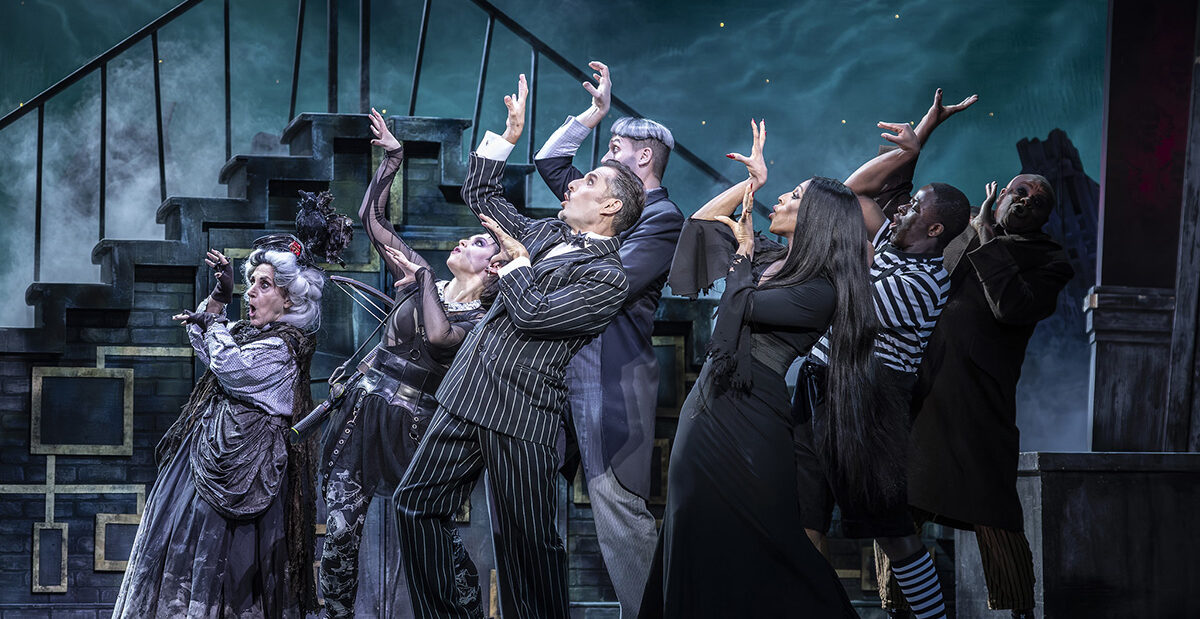 Cast of The Addams Family UK Tour - Credit Pamela Raith